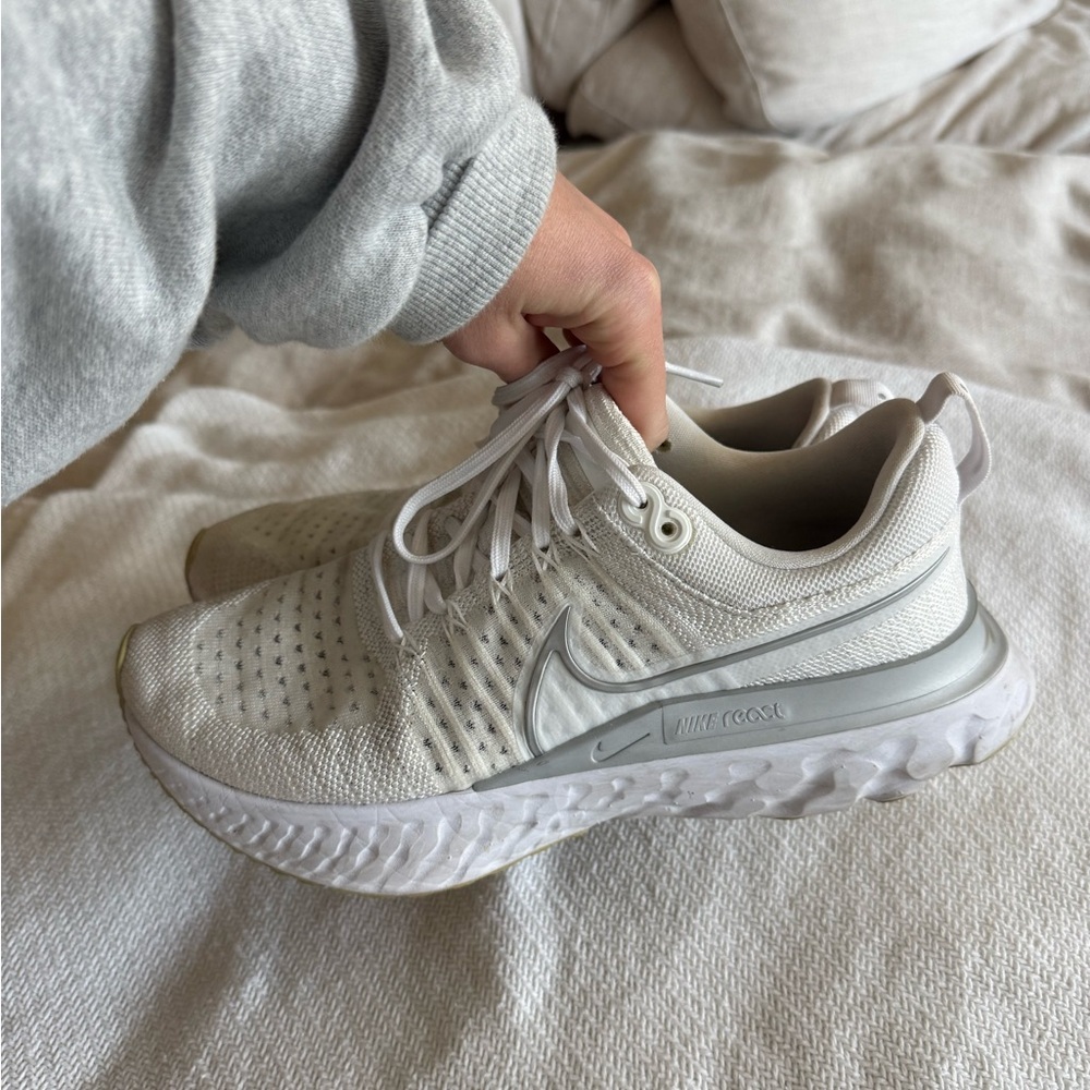 Nike Cream Athletic Sneakers